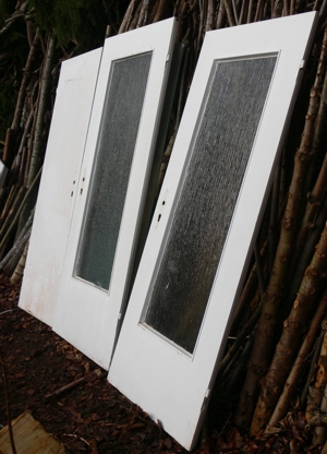 Welliges Glas von zwei Türen - Sichtschutz Bild 3