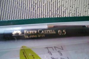 Hochwertiger Druckbleistift 0,5 von Faber Castell zum Zeichnen und Skizzieren, Bild 3