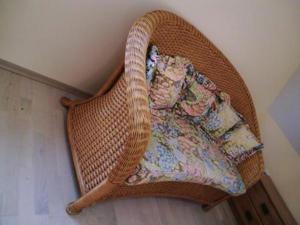 Ganz besonderes Stück für Diele / Wintergarten / Schlafzimmer:Qualitativ sehr hochwertige Korb-Couch Bild 2