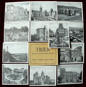 Trier - die alte Römerstadt - altes Andenkenheft mit 12 Abbildungen Bild 3
