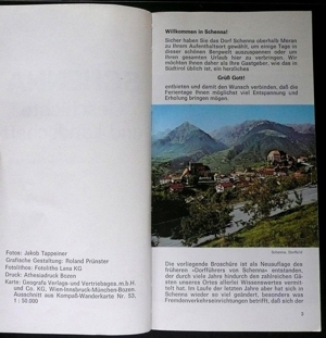 Schenna - ein Dorf und Wanderführer für Südtirol von1974 Bild 3