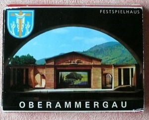 Altes Andenkenmäppchen " Oberammergau" Bild 1