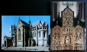 2 Ansichtskarten der Stiftskirche St. Martinus und St. Severus Bild 1