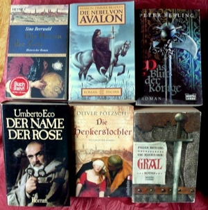 Konvolut von 6 Büchern, Romane für Liebhaber von Fantasy und mittelalterlichen Romanen Bild 2