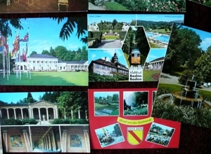 13 Ansichtskarten von Baden-Baden aus verschiedenen Zeiten Bild 5