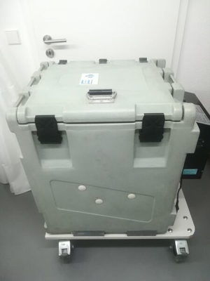 WAECO CoolFreeze Typ FP 150P (EUROENGEL) 12 24V und 110-240V AC Kühlbox   Kühlcontainer auf Rollen Bild 4
