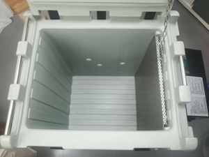 WAECO CoolFreeze Typ FP 150P (EUROENGEL) 12 24V und 110-240V AC Kühlbox   Kühlcontainer auf Rollen Bild 5