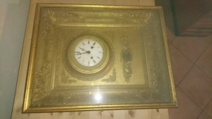 RARITÄT : Seltene, Traumhafte alte Wiener Rahmenuhr : Reila - 18. 19. Jahrhundert Bild 5