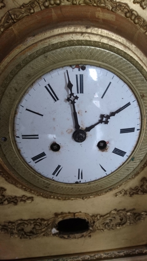 RARITÄT : Seltene, Traumhafte alte Wiener Rahmenuhr : Reila - 18. 19. Jahrhundert Bild 2