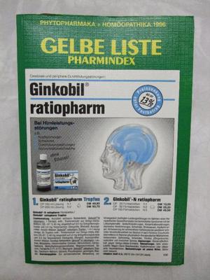 Gelbe Liste Arzneimittelverzeichnis 4. Quartal 1995 Bild 3