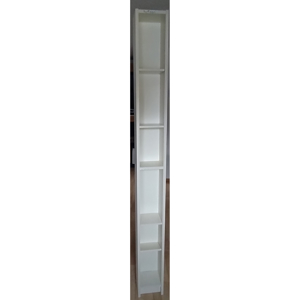 Ikea Regal, schmal, hoch, Lagerregal 205x20x17cm gebraucht weiss Bild 1