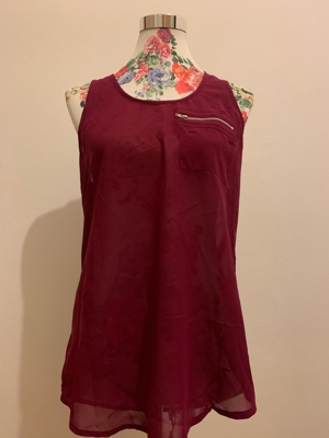 Transparente Bluse von vero moda, M