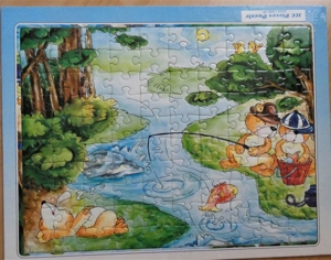 Kinderpuzzle 100 Teile im Rahmen / ab 3 Jahre