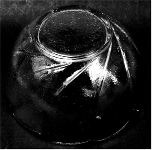 4 Dessert-Schalen aus Glas - ca. 12,5 cm Durchmesser / 6,5 cm Höhe Bild 2