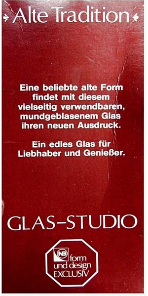 Grogglas mit Stößel / Glühweinglas / Fruchtbecher in einem - Von NB form Bild 3