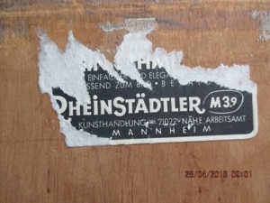 Antiquität Grau G. Schüler von Hölzel 20. Jh. Bild Pastell/Papier signiert Dat. 47, Bild 9