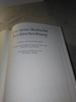 DIE NEUE DEUTSCHE RECHTSCHREIBUNG Bild 2