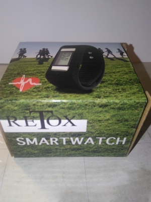Retox Smartwatch 2 Stück Weis und Schwarz für Sport Bild 3