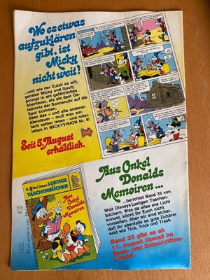 Micky Maus Heft Nr. 32, 9.8.1975 Bild 2