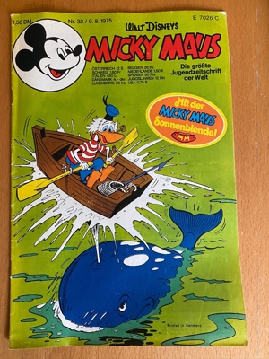 Micky Maus Heft Nr. 32, 9.8.1975