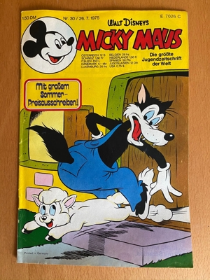 Micky Maus Heft Nr. 30, 26.7.1975