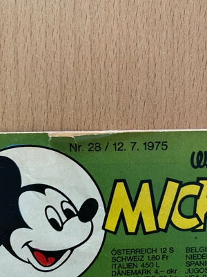 Micky Maus Heft Nr. 28, 12.07.1975 Bild 4