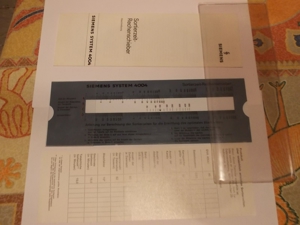 Sortierzeit-Rechenschieber Siemens System 4004