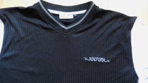 Shirt in Rippenoptik Gr. XL schwarz-grau - Angelo Litrico Bild 2