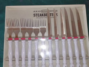 Steak Grill Ess - Besteck Bera Rostfrei ArtNo. 1612, ungebraucht