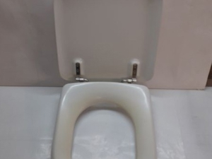 GEBERIT-WC-Deckel, weiss, Top-Qualität, sehr stabil und gut erhalten, mit NIRO-Scharnieren Bild 12