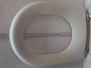GEBERIT-WC-Deckel, weiss, Top-Qualität, sehr stabil und gut erhalten, mit NIRO-Scharnieren Bild 9