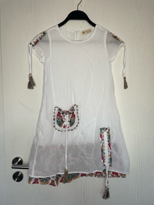 Weißes Kleid für Mädchen, mexikanisch, 12-13 Jahre, Nakid s, Größe 152 Bild 1