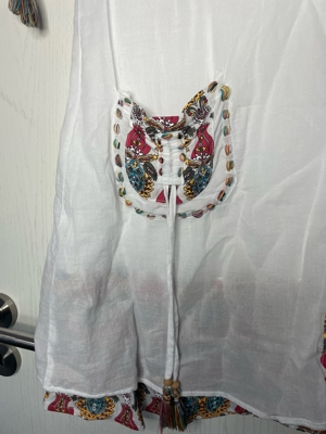 Weißes Kleid für Mädchen, mexikanisch, 12-13 Jahre, Nakid s, Größe 152 Bild 2