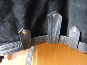 Chopper Lederjacke,Motorradjacke, Bikerjacke mit Fransen, Retro Bild 4