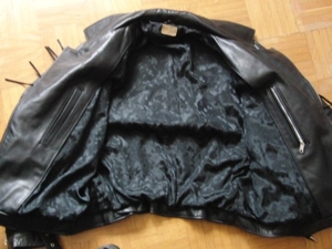 Chopper-Leder-Jacke, -Biker Jacke mit Fransen Bild 8