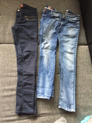 Damen Mädchen Jeans