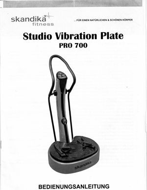 sehr gut erhaltenen Skandika Fitness Vibration Plate PRO 700 Bild 2