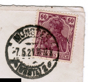 Briefmarke Deutsches Reich Hindenburg 3 Pfennig, no PayPal Bild 1
