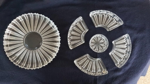 Tortenplatte mit Servierschälchen Bild 2