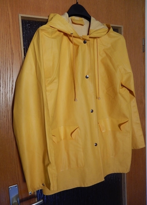 Gelbe Damen Regenjacke, Küstennerz Gr. 44 oder Herren Gr. 48 Bild 2