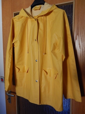 Gelbe Damen Regenjacke, Küstennerz Gr. 44 oder Herren Gr. 48 Bild 3