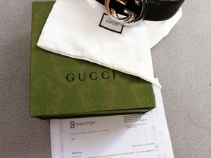 Gucci Gürtel Boxen Karton Verpackung Staubbeutel Belt Bauchtasche Bild 6