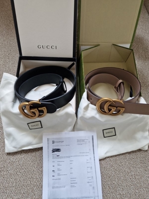 Gucci Gürtel Marmont Box Staubbeutel Belt  Bild 2