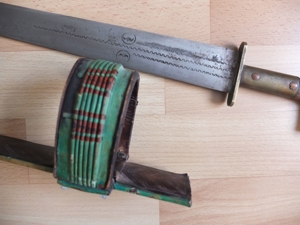 Sehr seltenes Tuareg Schwert - wurde am Unterarm getragen Bild 5