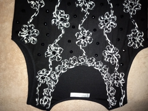 Beautiful festlich Kleid Gr.S schwarz Steine Blumen draufgenäht sehr guter Zustand Bild 3