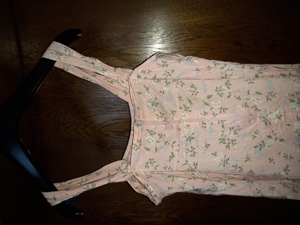 Dipinto Juniors Kleid Gr.140 Sommer rosa Blumen Motiv, Lang 80 cm, hinten Reißverschluss, Bild 5