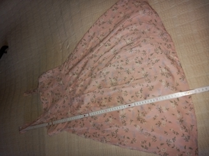 Dipinto Juniors Kleid Gr.140 Sommer rosa Blumen Motiv, Lang 80 cm, hinten Reißverschluss, Bild 4
