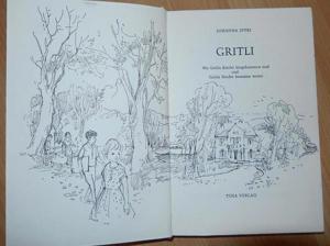 GRITLI von Johanna Spyri - altes Buch - 1960/70 Jahre - Erinnerungen Bild 3