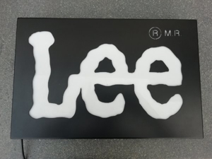 Lee Jeans Leuchtreklame Vintage