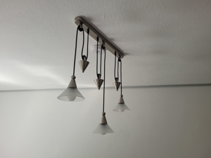 Hängelampe mit 3 LED Glühbirnen Bild 2